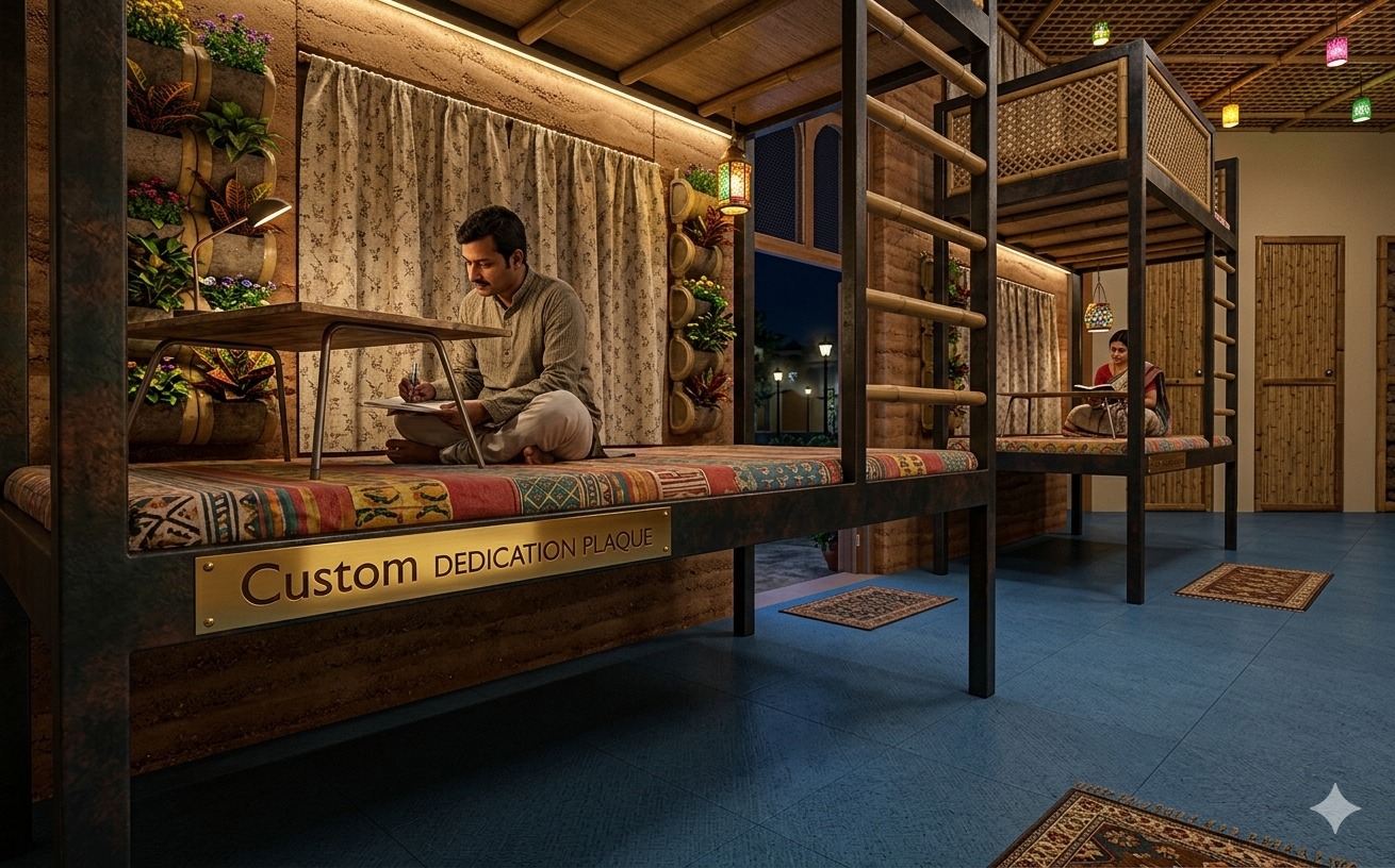 GunaKul dormitory interior